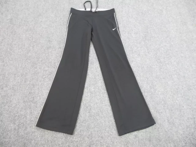 Nike Pants Womens Small Black Stripes Sweat Pants Athletic Ladies 30x32