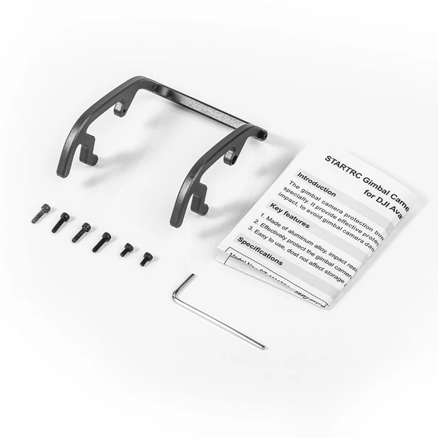 Accesorios de reemplazo de aluminio a prueba de choques para protección de lentes de cabeza DJI Avata
