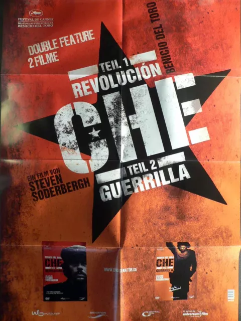 Che - Teil 1 Revolucion - Teil 2 Guerilla - Videoposter A1 84x60cm gefaltet