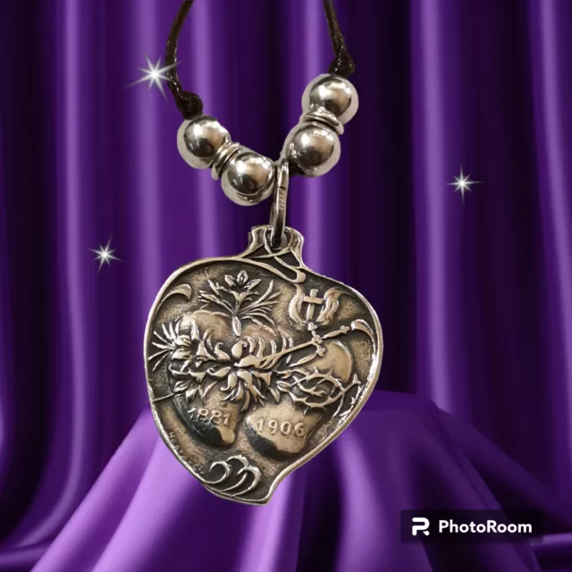 Collana Cuore Sacro Argento