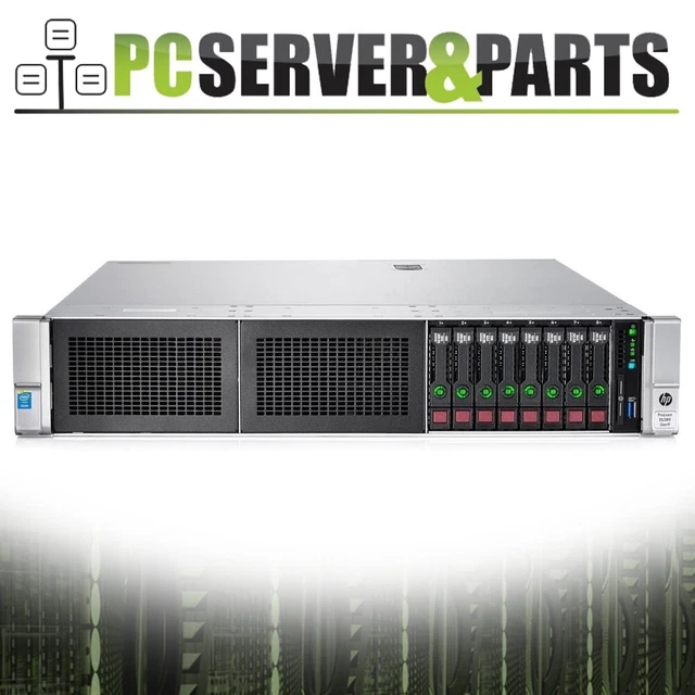 Serveur HP Proliant DL380 G9 8SFF (2x Xeon E5-2640 V4, 256GB RAM, Rails) Occasion Reconditionné