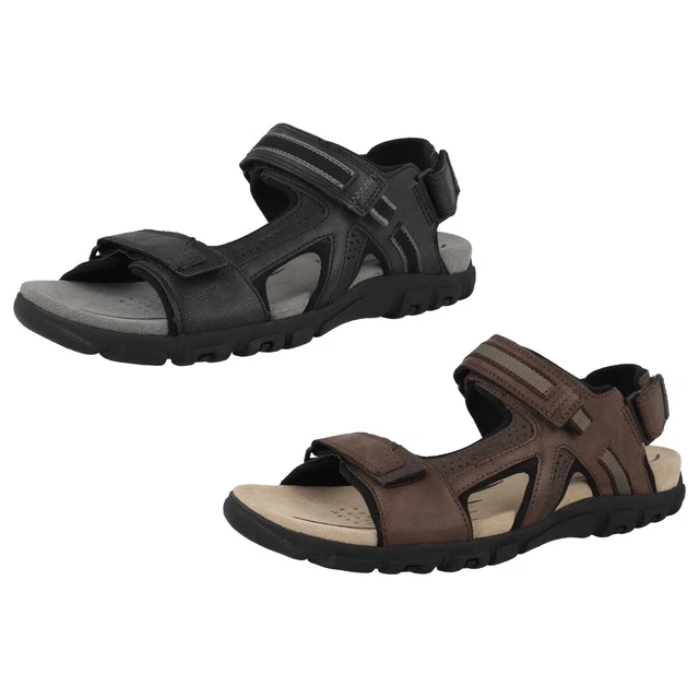 GEOX U S.Strada C Homme Sandales Sandalettes Chaussures D'Été Tongs de Piscine