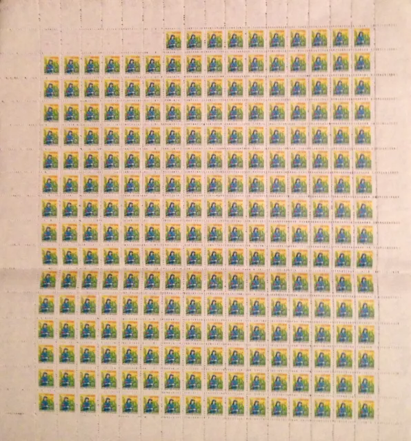 VIETNAM 1981 SHEET ABART VARIETY 256 STAMPS MiNr: 36 MNH MILIZ WORK