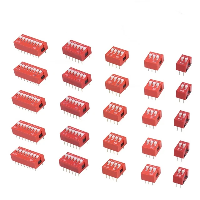35 pz Dip Switch Prototipo Pin Intestazione Configurazione Elettronica diapositiva