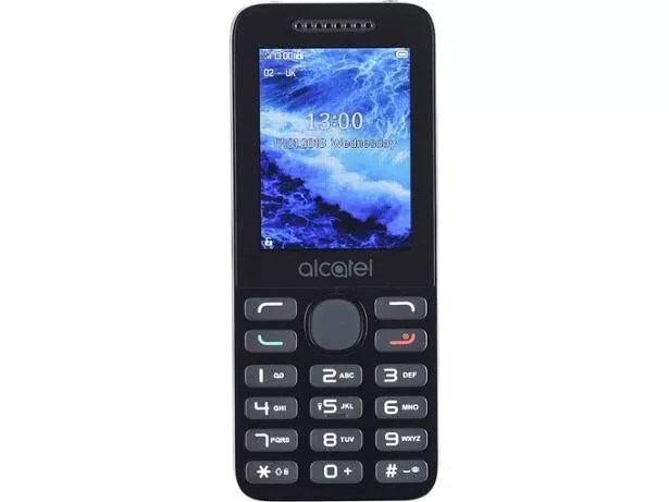 VGC Black (Tesco/O2/Giffgaff) Alcatel 2038X Mobile Phone FREE UK POST