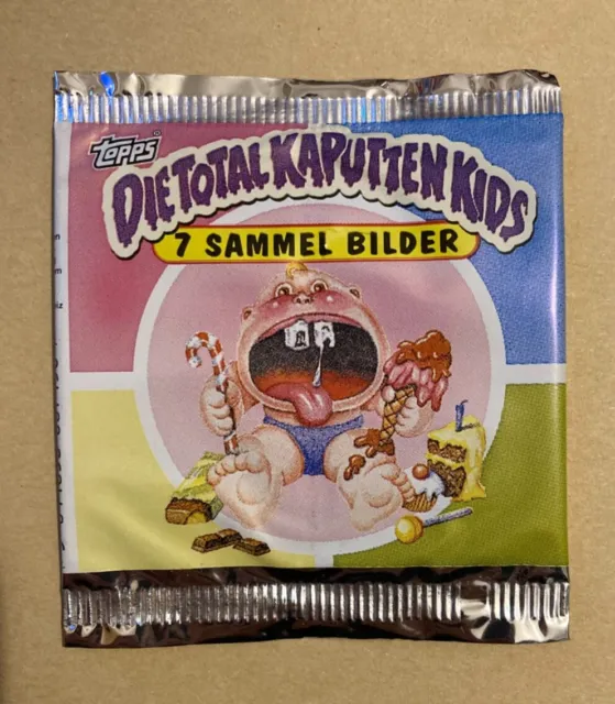 Topps Ireland German Garbage Pail Kids Die Total Kaputten full sealed pack 1994