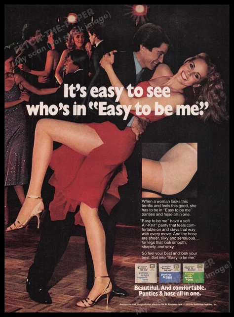 NO NONSENSE PANTYHOSE Hosiery 1980s Print Advertisement Ad 1980
