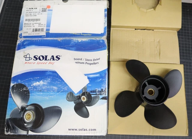 Solas Saturn 1331-116-11 Stainless Steel Propeller - 11-5/8" Diameter X 11" Pitch, Right Hand Rotation - View #11