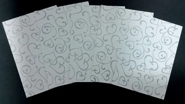 LOVE - Cristina Re Luxury Designer Paper with Glitter x  5 -15cm x 10.5cm