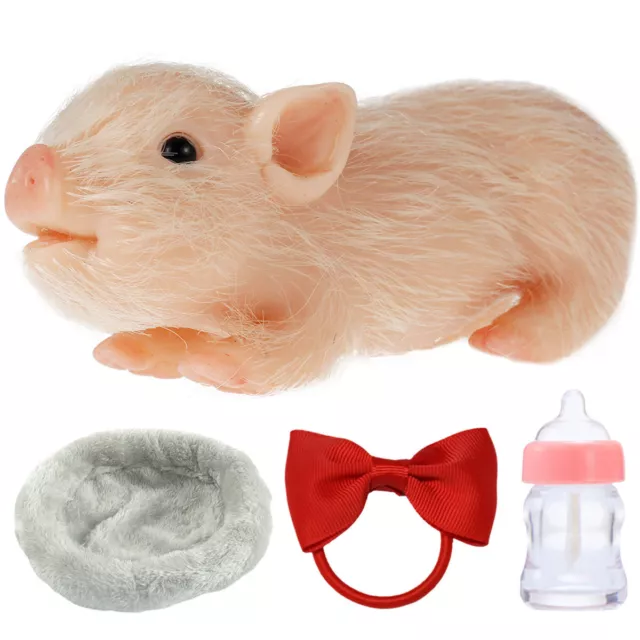 Cute Silicone Animals Pig Doll High Simulation Mini Silicone Piglet BPA-free UK
