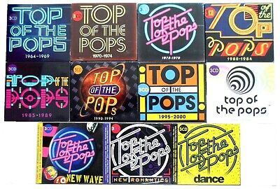 11 x TOP OF THE POPS CD ALBUMS 1964-2006 + COMPILATIONS BUNDLE JOB LOT *NEW