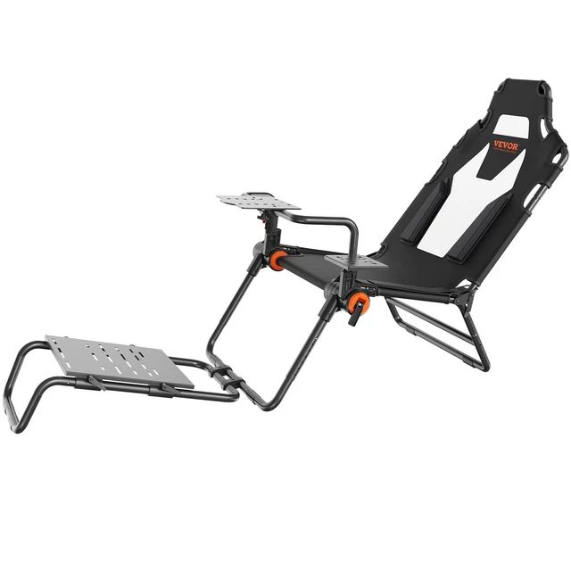 Siège De Course Dishot - Volant Et Pédales Compatibles PS4, Xbox, PC