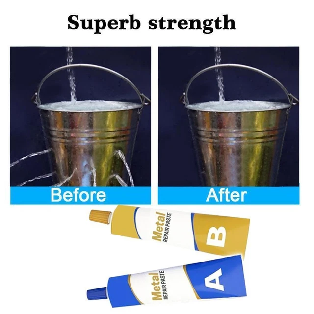 Permanent Metal Repair Paste Set 20/50/80/100g HOT Resistant Heat Water W4Q9