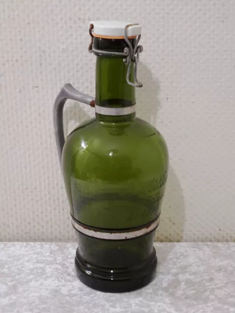 73wder - Antiguo Cierre Abrazadera Vidrio Botella de Cerveza Sifón - Vintage