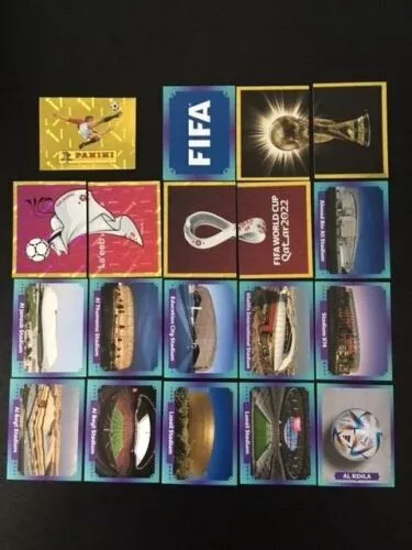 PANINI KATAR 2022 FIFA WM-AUFKLEBER - Maskottchen - Stadien