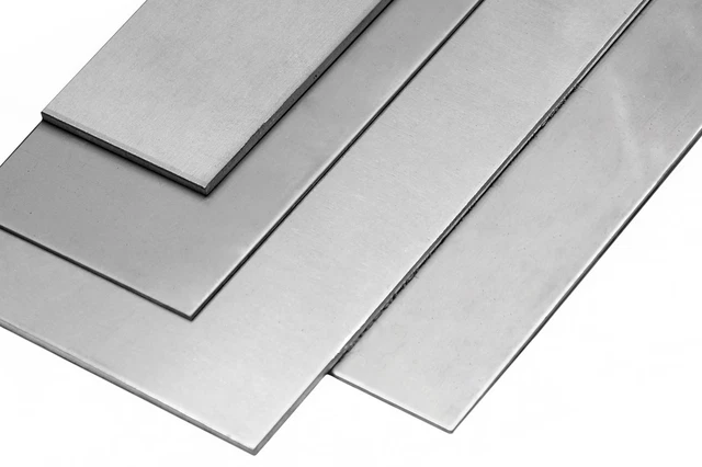 Plaque Inox 304 - 400x400x0.5 Mm, Finition Brossée - Pour Découpe, Soudure, DIY, Projets Métalliques