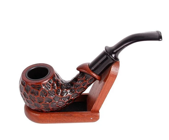 HARZ ENGRAVED TABAKPFEIFE Flower Smoking Tobacco Pipe Cigarette Tabak