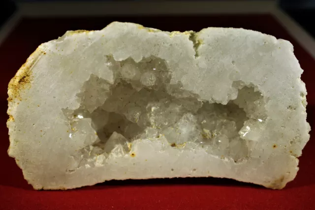*Quarz/Bergkristallgeode*Marokko*Druse*Rohstein*Heilstein*Edelstein*