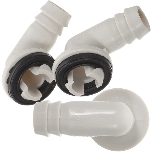 3 Pcs Raccord Coudé De Tuyau Vidange Ca Kit Climatiseur Type Fractionnement
