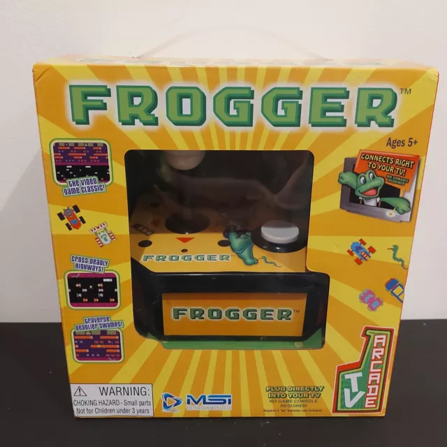 FROGGER ARCADE RETRO Plug and Play TV Video Game Console MSI Ent. $39.95 -  PicClick AU