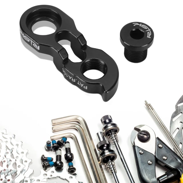 Extenseur Dérailleur Arrière Vélo - Compatible 34T à 52T - Alliage Aluminium - Rouge - Améliore Compatibilité