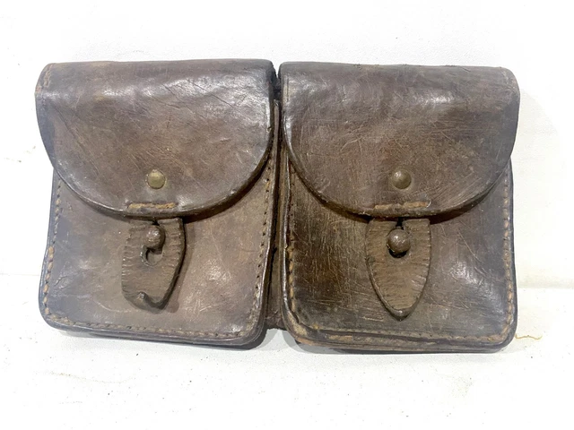 Rare cartouchière allemande modèle 1879 pour Reichsrevolver