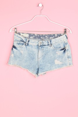 Clockhouse by c&a JEANS-culotte da donna D 36 Powder Blue Pantaloni Corti Donna Pantaloni Shorts 