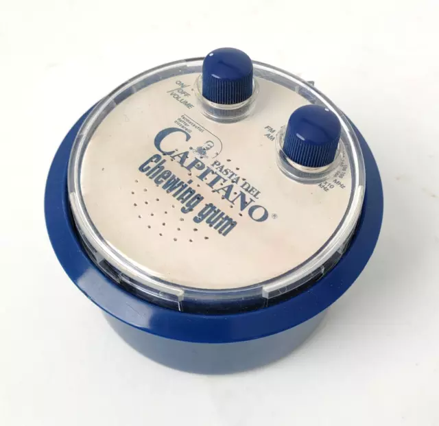 Radio Gadget Pasta del Capitano dentifricio Chewing Gum pubblicità vintage-54G)