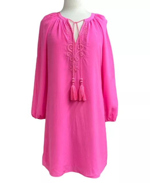 LILLY PULITZER COLBY Silk Tunic Dress Seaside Aqua 61.42