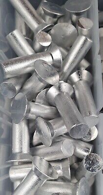 Remaches Macizos Aluminio Cabeza Avellanada Aluminio Senkniete din 661 6x 25mm