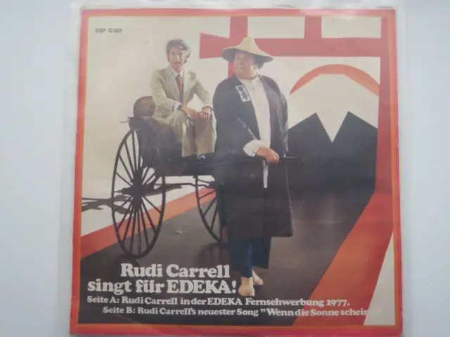Rudi Carrell singt für EDEKA !     7"- Vinyl- Werbe-Single
