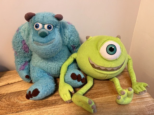 Disney Pixar Monsters Inc. Sully And Mike Plush Soft Toys Duo Bundle - 11 inches