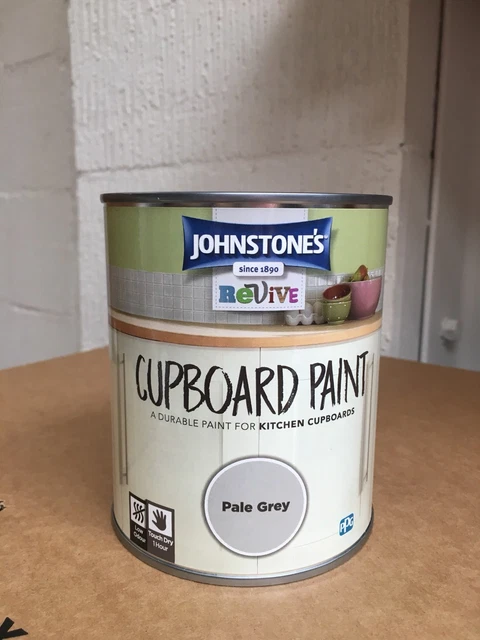 3 X 750 ML Johnstone s Cupboard Paint Pale Grey Free Delivery . Uk