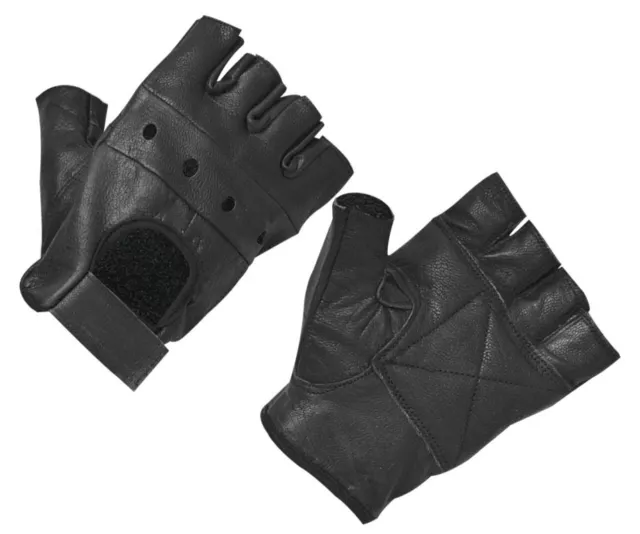 Weight Lifting Padded Leather Gloves Fitness Gym Training Cycling Bodybuilding