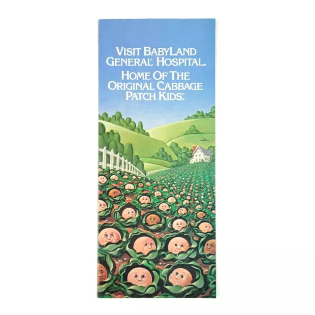 BabyLand General Hospital Home of the Original Cabbage Patch Kids 1985 Brochure