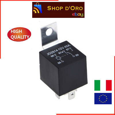 Camper Relè Relay Auto Camper Universale 7 Contatti 12v 40A 4Pin jd1912 