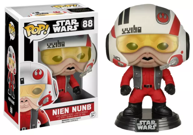 Exclusive Star Wars Nien Nunb With Helmet 3.75" Pop Vinyl Figure Funko