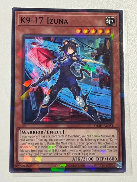 YUGIOH ASIAN ENGLISH K9-17 Izuna DBJH-AE031 Parallel rare NM 4.87 - PicClick UK YUGIOH ASIAN ENGLISH K9-17 Izuna DBJH-AE031 Parallel rare NM 4.87 - PicClick UK