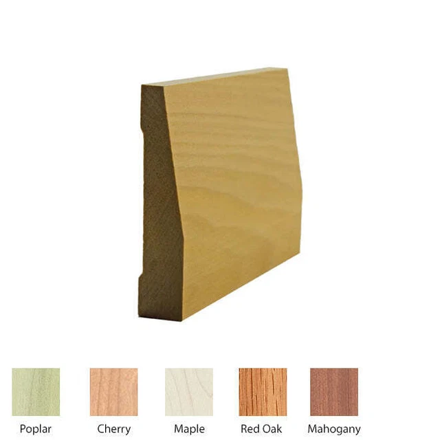 Beveled Baseboard EWBB32, 3/4" x 3-1/2"