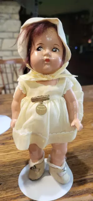 1930's Madame Alexander 8" Annette Dionne Quintuplet Doll All Original