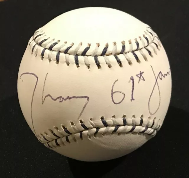 Thomas Jane 61* Mickey Mantle Punisher Autographed Signed Mlb Oml Baseball Coa
