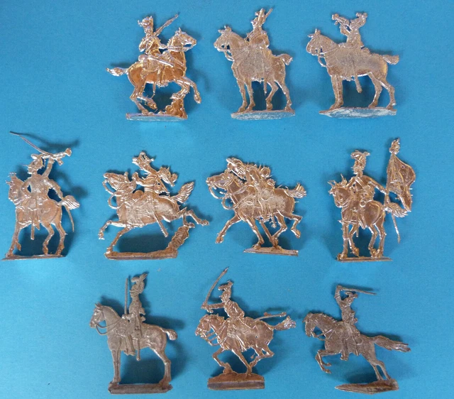 33 Figurines étain - Highlanders Ecossais Waterloo 1815 - Echelle 30mm à Peindre