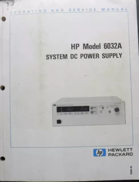 HP Model 6032A - System DC Power Supply ( Hewlett Packard )