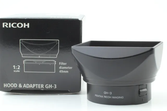 [Near MINT] Ricoh GH-3 Hood Adapter for GW-3 Lens GR I II III IV Digital JAPAN