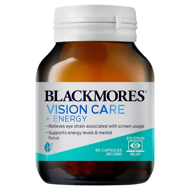 Blackmores Vision Care + Energy 120 Capsules