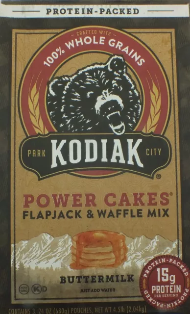 KODIAK Protein Power Cakes Flapjack & Waffle Mix 'Buttermilk' 2040 gr aus USA