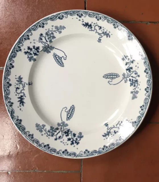 grand plat rond Vintage Ancien Hamage Saint Amand Modern Style