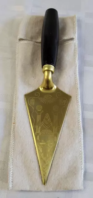 Masonic Lodge Pie Server Lifter Food Service Fraternal Member Decor Free Mason