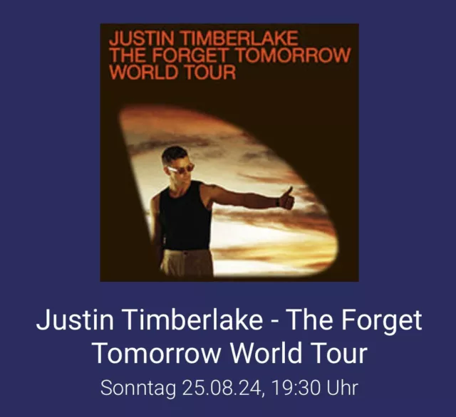 Justin Timberlake | JT | Ticket Top Sitzplatz Oberrang Köln  25.08.2024 Konzert