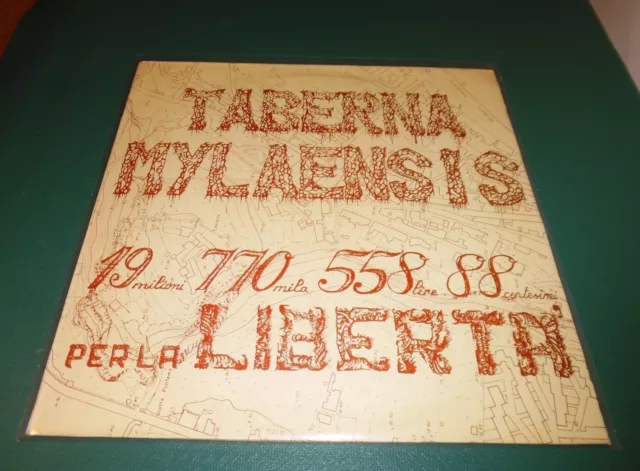Lp Italian Prog/Folk Taberna Mylaensis - 19 770 558 88 Per La Liberta' - Nuovo